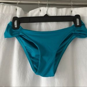 LINER STILL ON- Vitamin A Turquoise Bikini Bottom